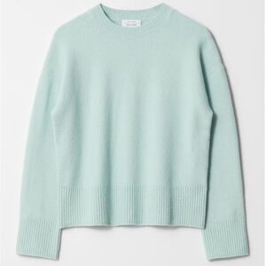 & Other Stories Relax Knit Jumper in Pale Green